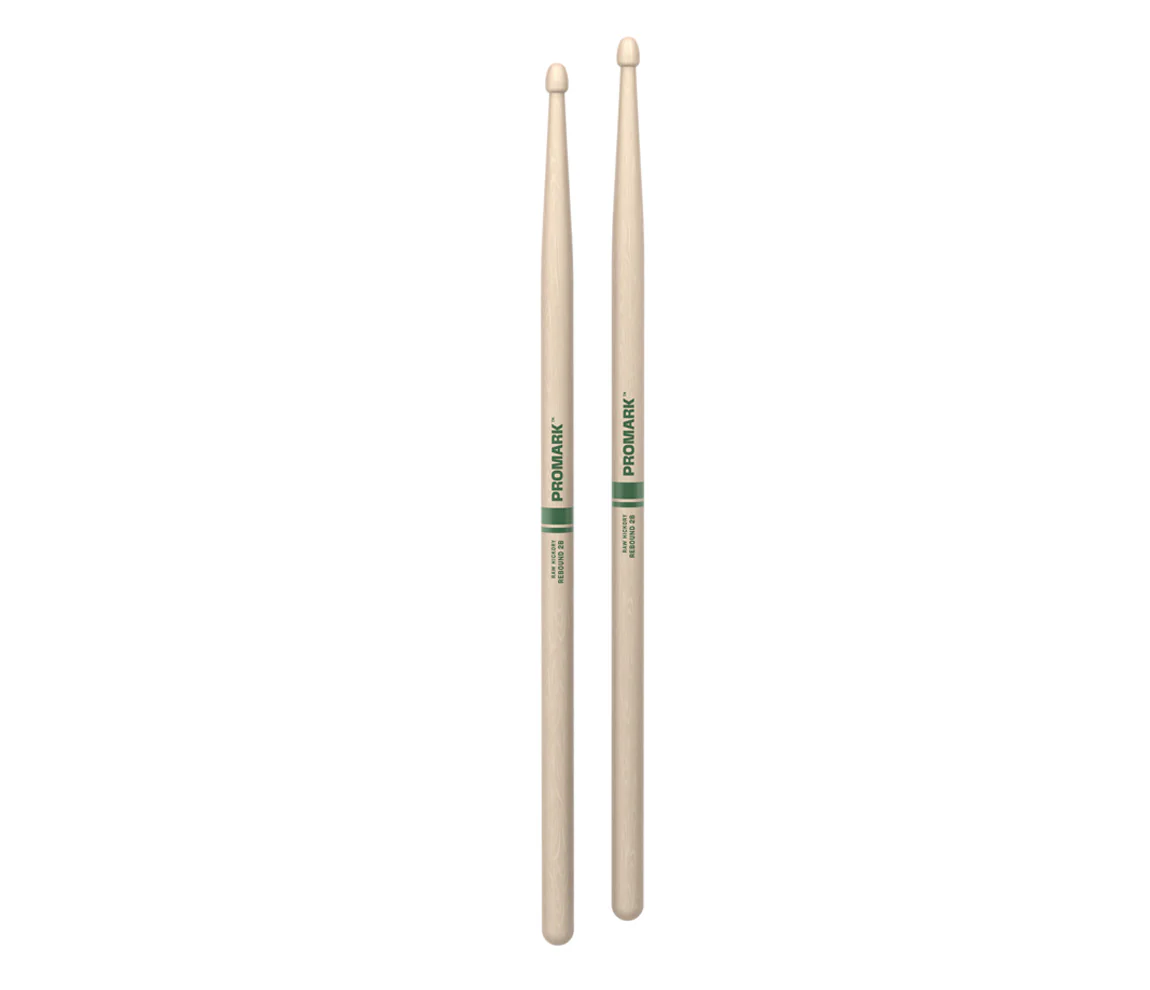 ProMark Rebound 2B Raw Hickory Drumstick, Acorn Wood Tip - Image 3