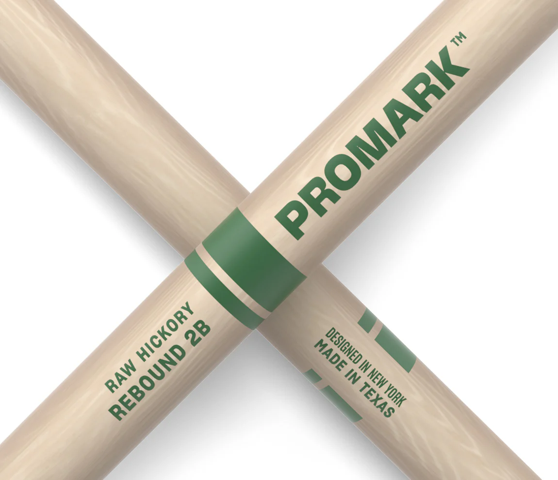 ProMark Rebound 2B Raw Hickory Drumstick, Acorn Wood Tip - Image 5