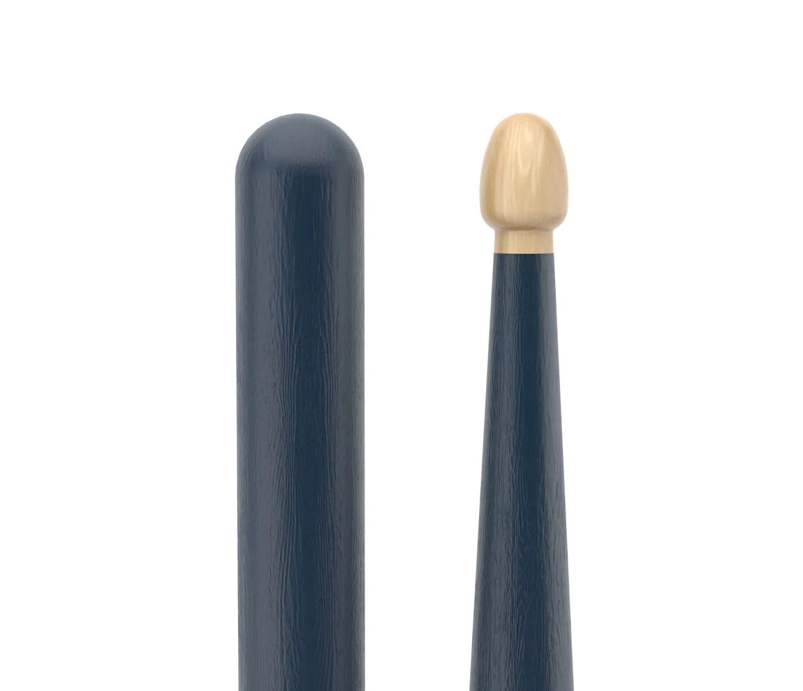 ProMark Rebound 5A Painted Blue Hickory Drumstick, Acorn Wood Tip - Image 4