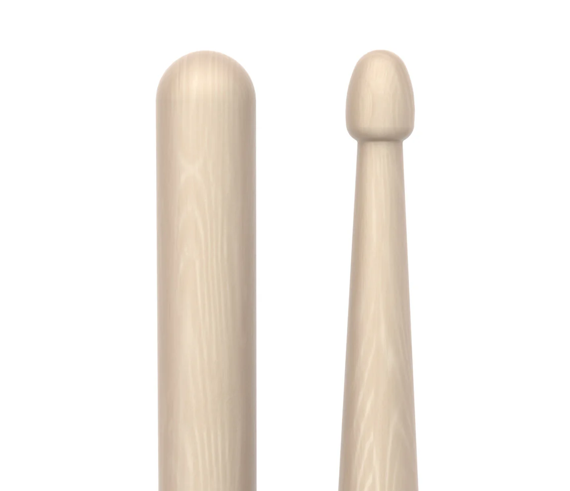 ProMark Rebound 5A Raw Hickory Drumstick, Acorn Wood Tip - Image 4