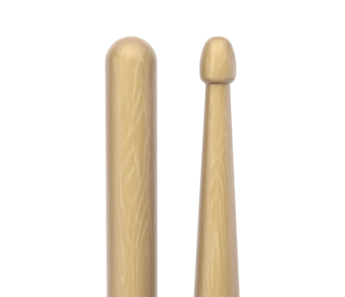 Promark Rebound 5B Hickory Acorn Wood Tip Drumsticks - Image 3