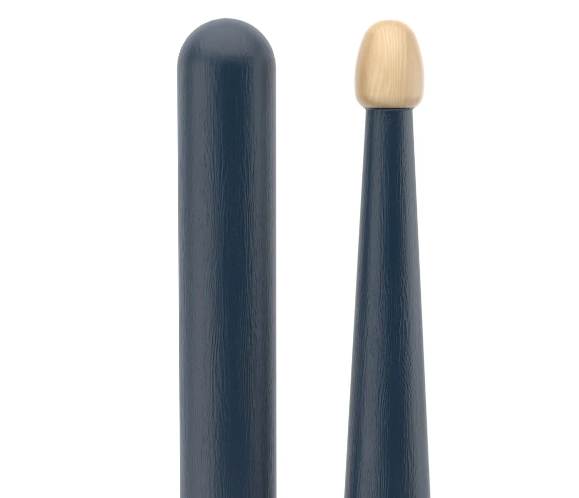 ProMark Rebound 5B Painted Blue Hickory Drumstick, Acorn Wood Tip - Image 4