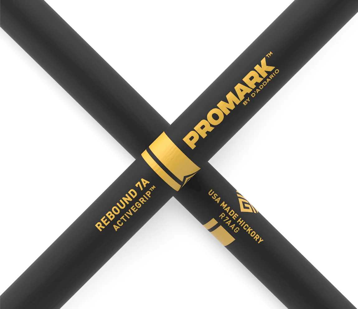 Promark Rebound 7A ActiveGrip Acorn Wood Tip Drumsticks - Image 4