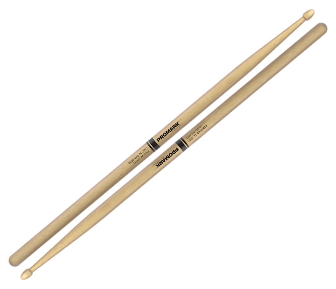 Promark Rebound 7A Hickory Acorn Wood Tip Drumsticks