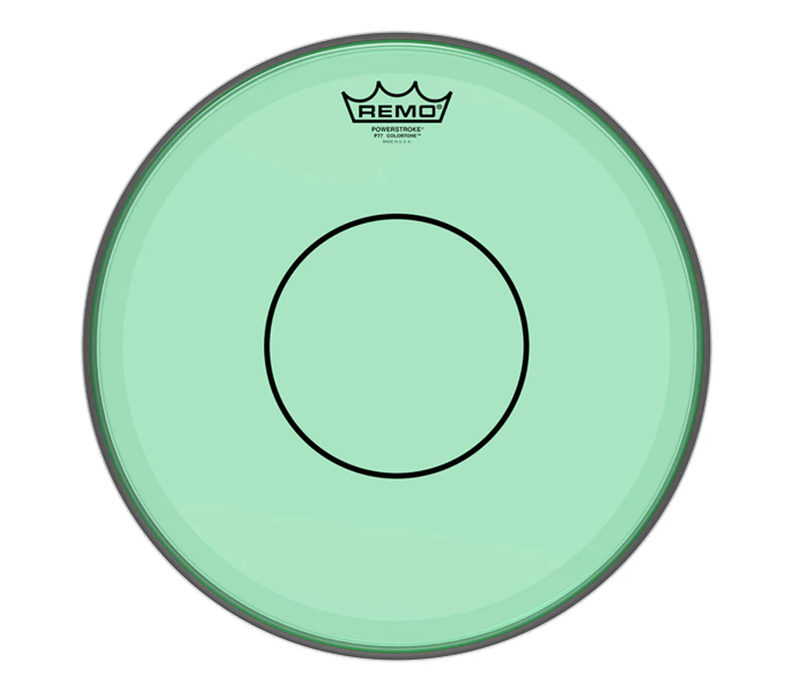 Remo 13" Powerstroke 77 Green Colortone Batter Drum Head