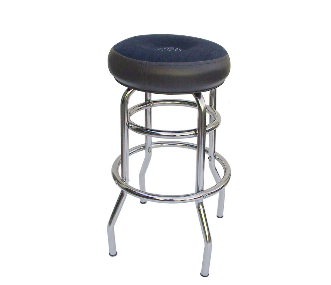 Roc N Soc Short Tower Round Seat Stool (26") in Blue