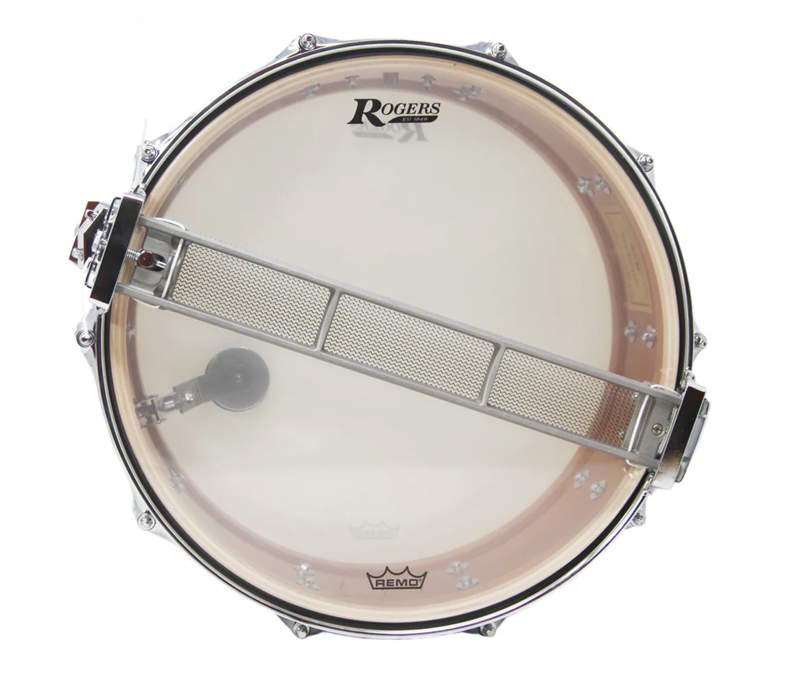 Rogers 14" x 5" Dyna-Sonic Beavertail Lugs Snare Drum - Black Diamond Pearl - Image 10