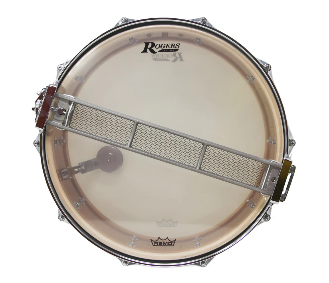 Rogers 14" x 5" Dyna-Sonic Beavertail Lugs Snare Drum - White Marine Pearl - Image 15