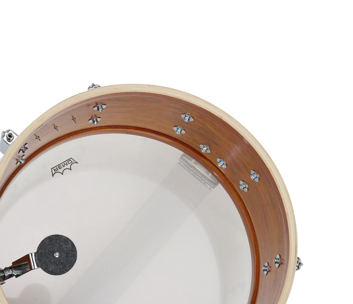 Rogers SuperTen 14" x 5" Wood Shell Snare Drum in Black Pearl - Image 3