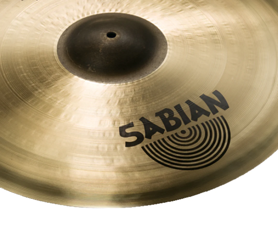 SABIAN AAX 21" Raw Bell Dry Ride Cymbal - BRILLIANT FINISH - Image 2