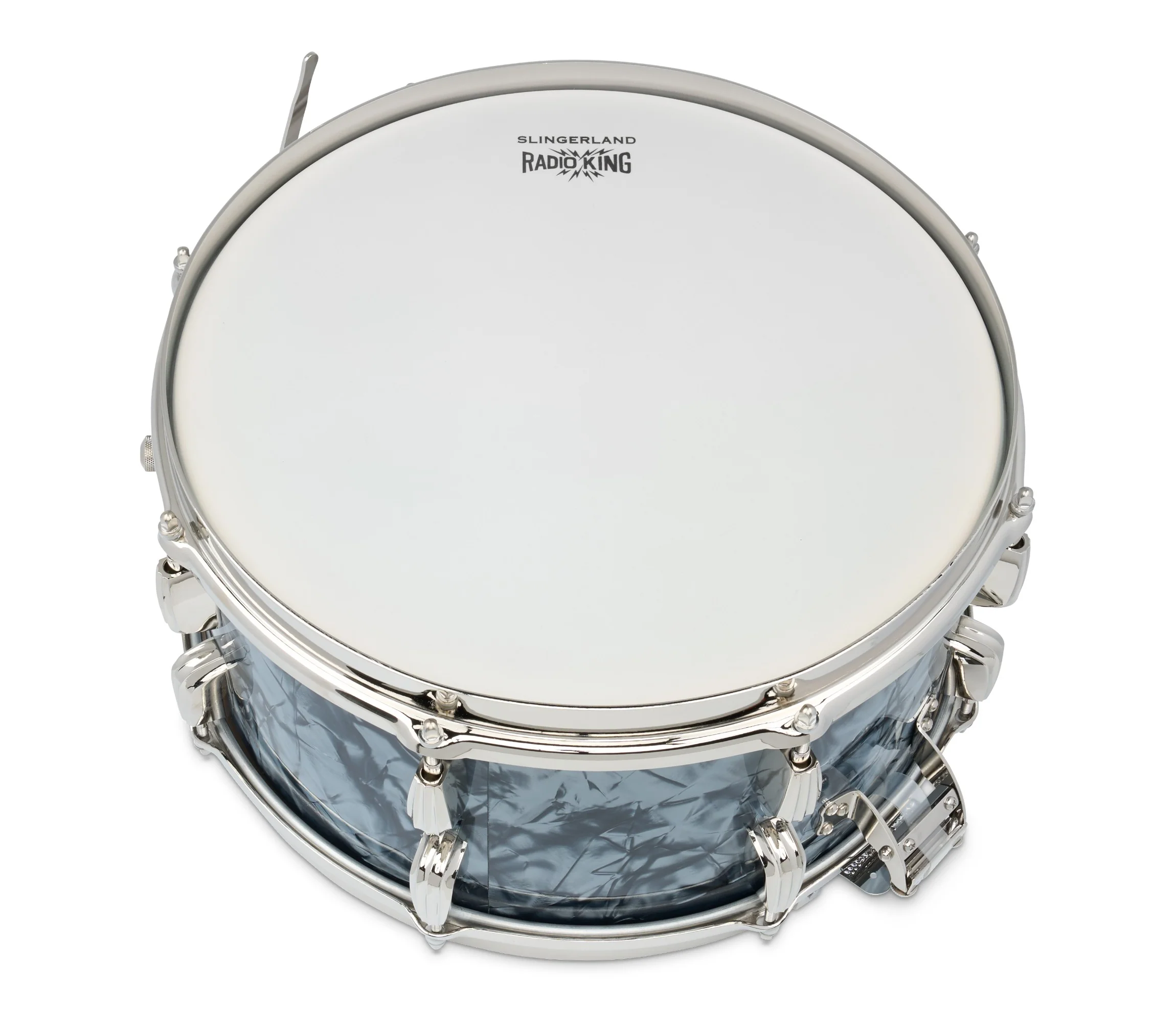 Slingerland Radio King 14" x 7" Snare Drum In Black Diamond Pearl - Image 5