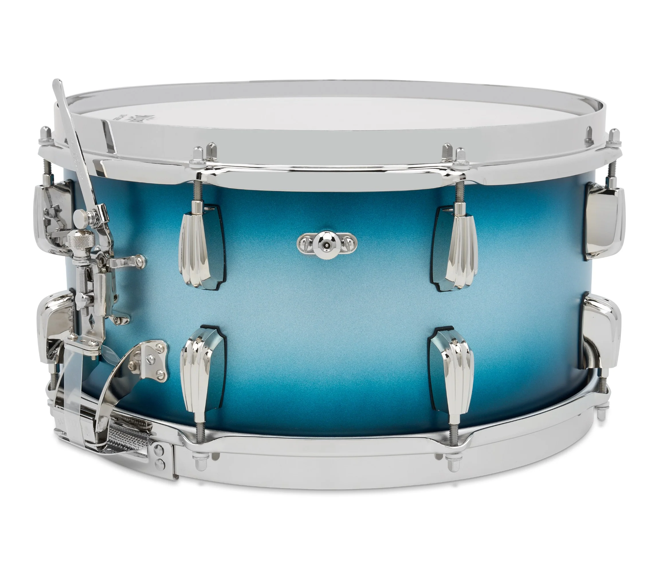 Slingerland Radio King 14" x 7" Snare Drum In Blue and Silver Lacquer - Image 3