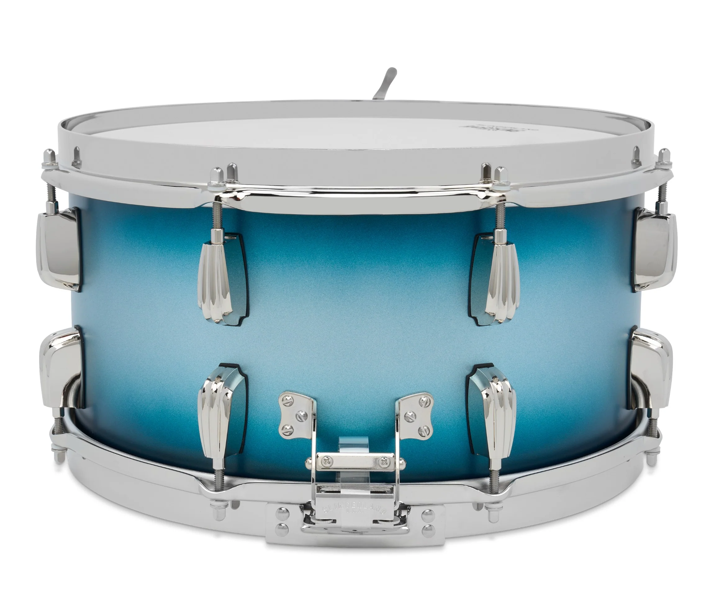 Slingerland Radio King 14" x 7" Snare Drum In Blue and Silver Lacquer - Image 4