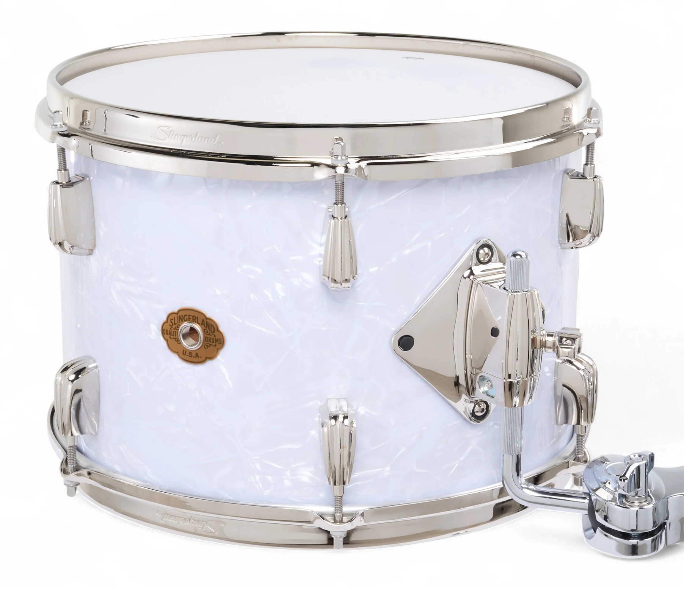 Slingerland Radio King 22" 3-Piece Shell Pack in White Marine Pearl 22/13/16 - Image 17