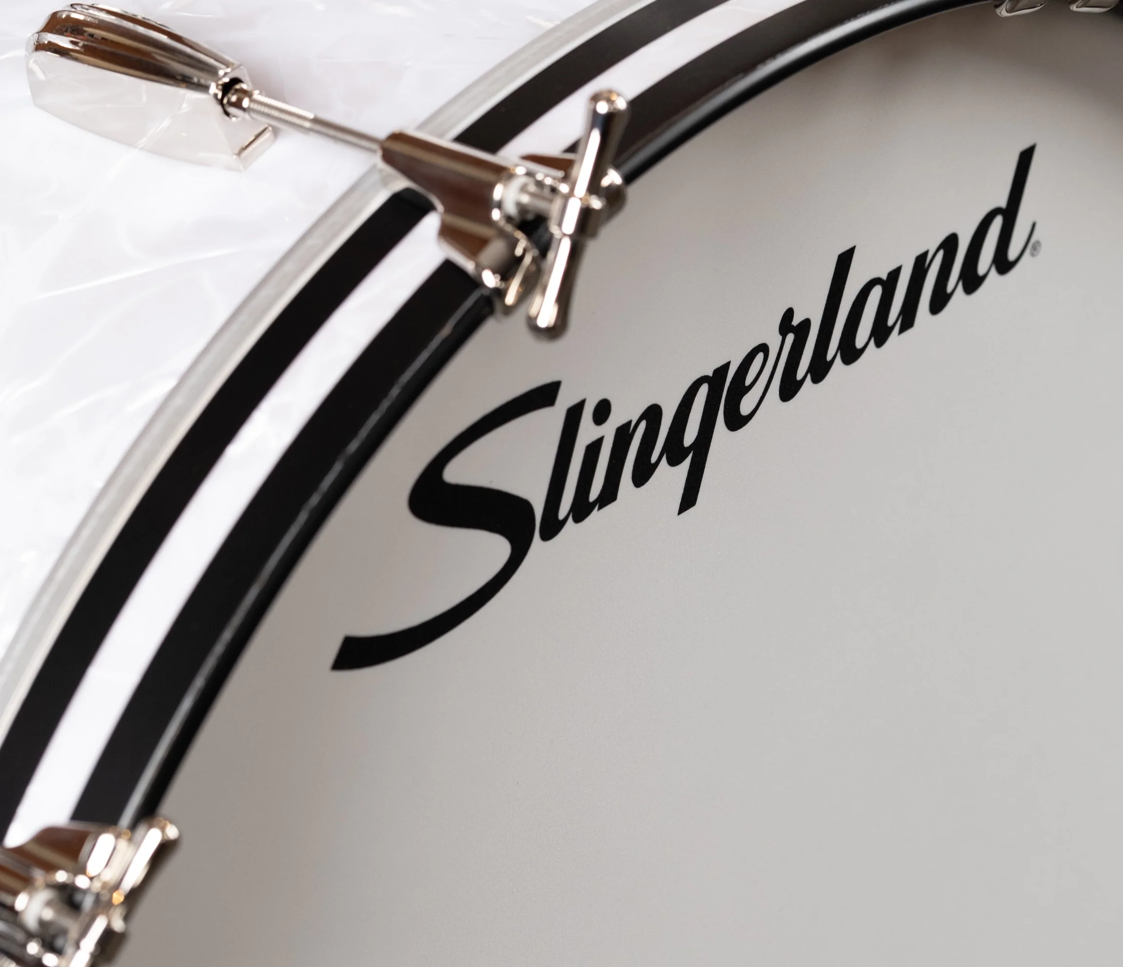 Slingerland Radio King 22" 3-Piece Shell Pack in White Marine Pearl 22/13/16 - Image 6