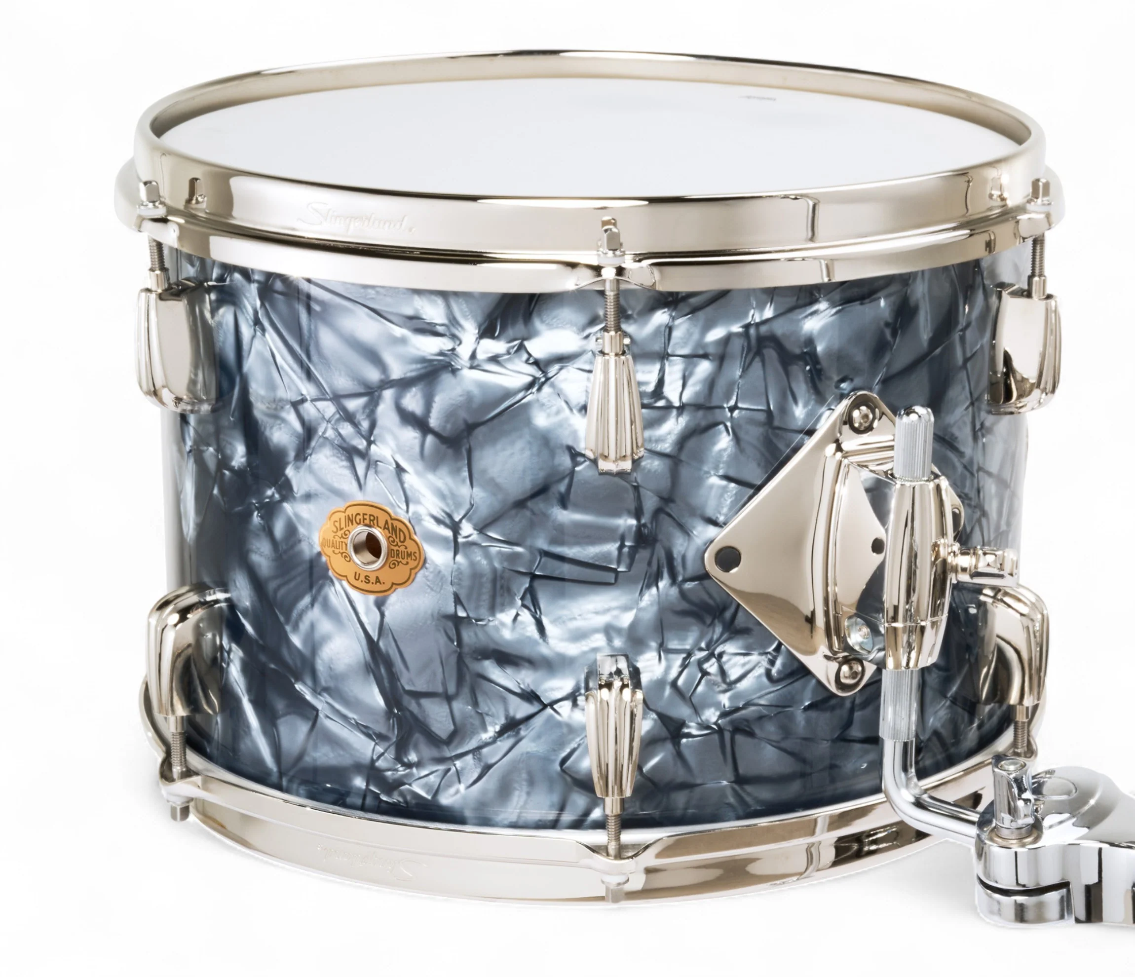 Slingerland Radio King 24" w/ Snare 5-Piece Shell Pack in Black Diamond Pearl 24/13/16/18/6.5sn - Image 4