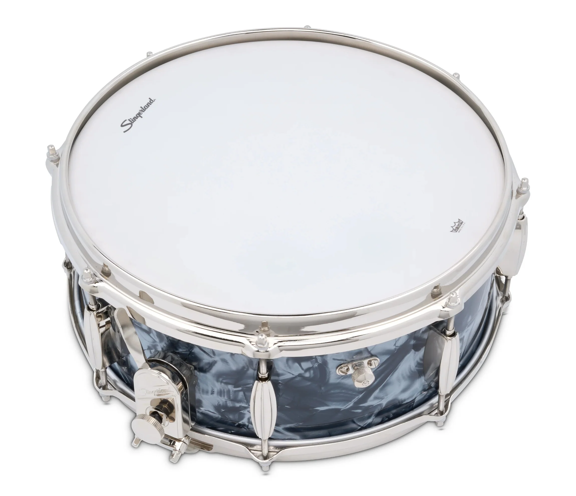 Slingerland Radio King Artist 14" x 5.5" Snare Drum in Black Diamond Pearl - Image 4