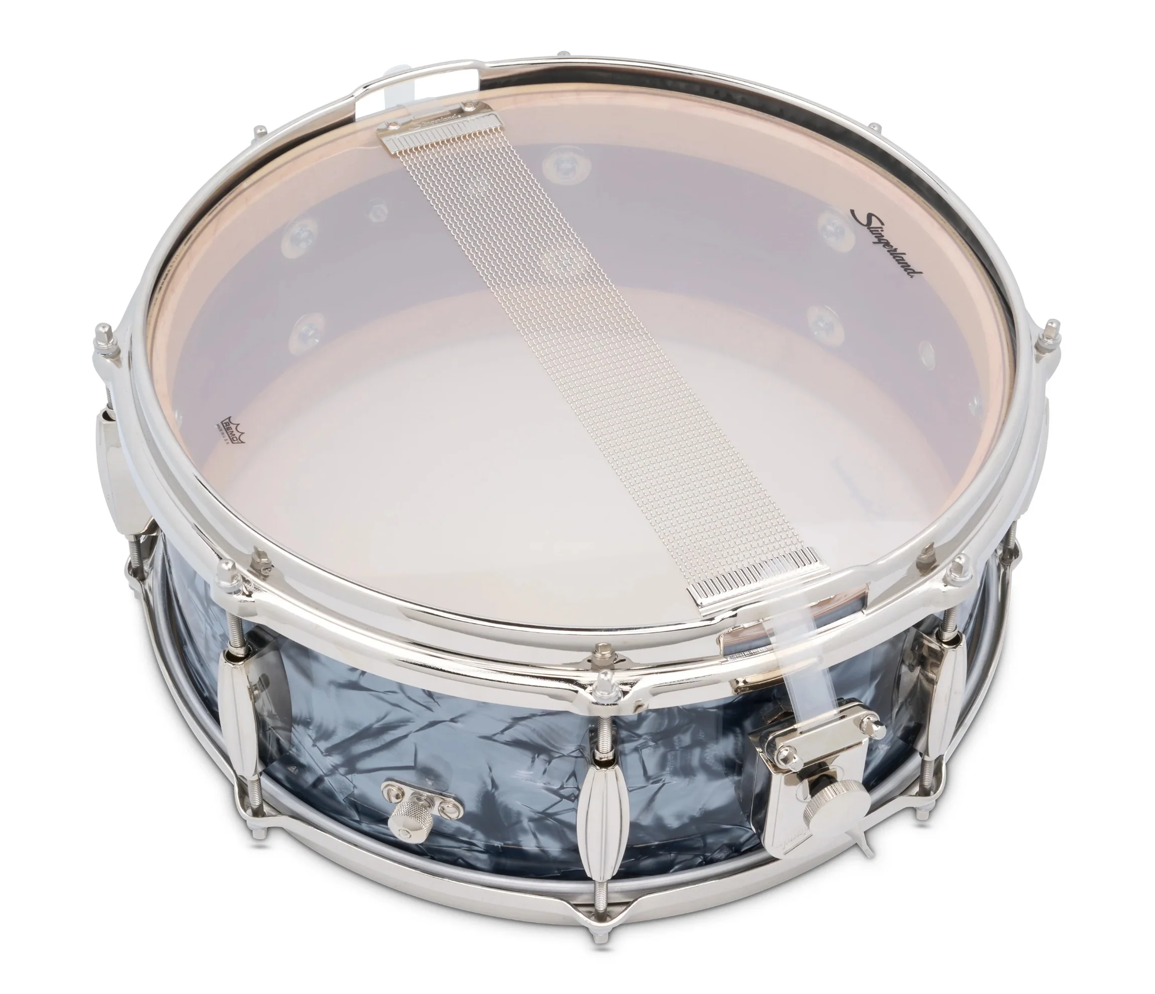 Slingerland Radio King Artist 14" x 5.5" Snare Drum in Black Diamond Pearl - Image 5