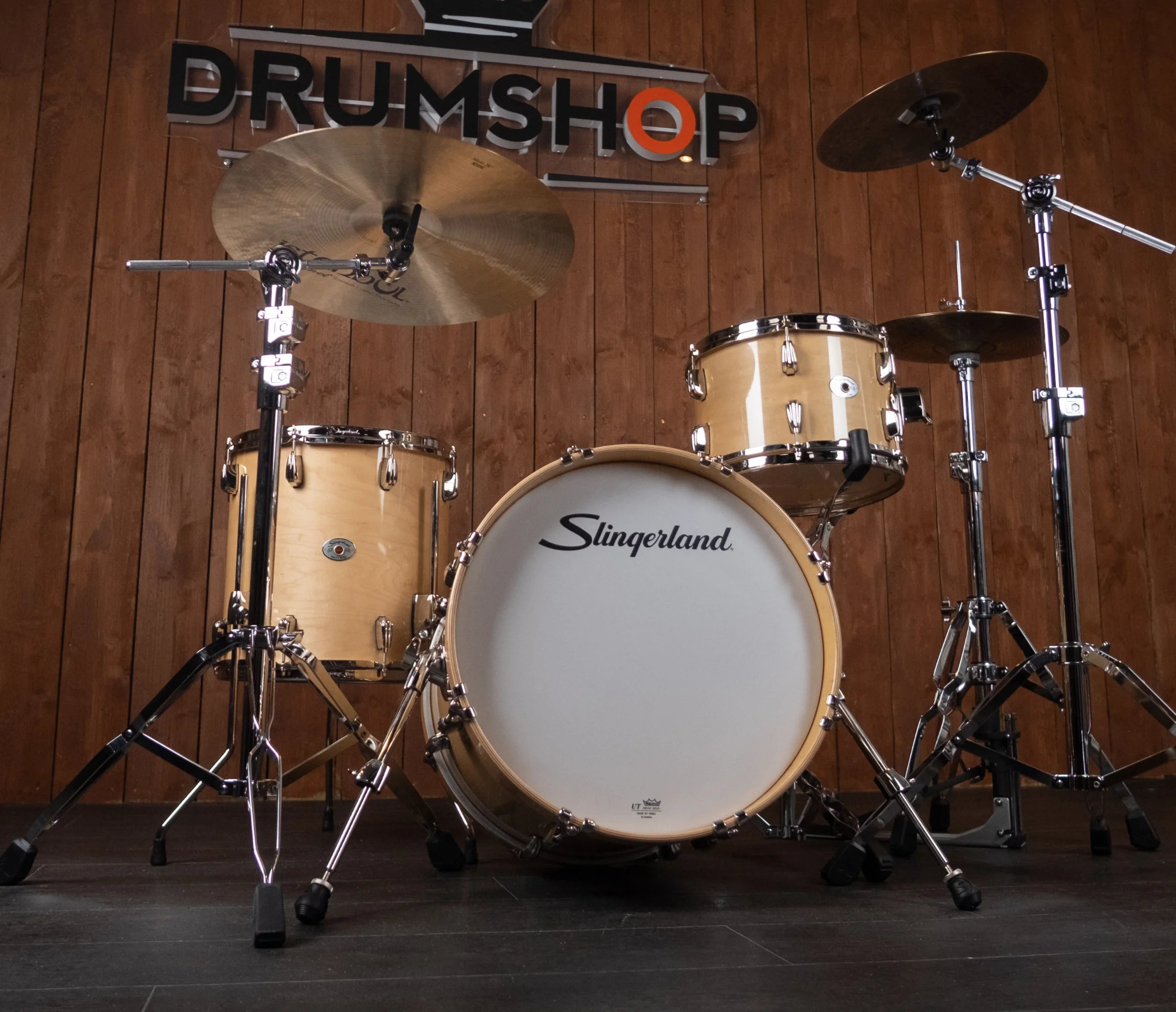 Slingerland Studio King Outfit 18" 3-Piece Shell Pack in Ventura Sand Lacquer - Image 2