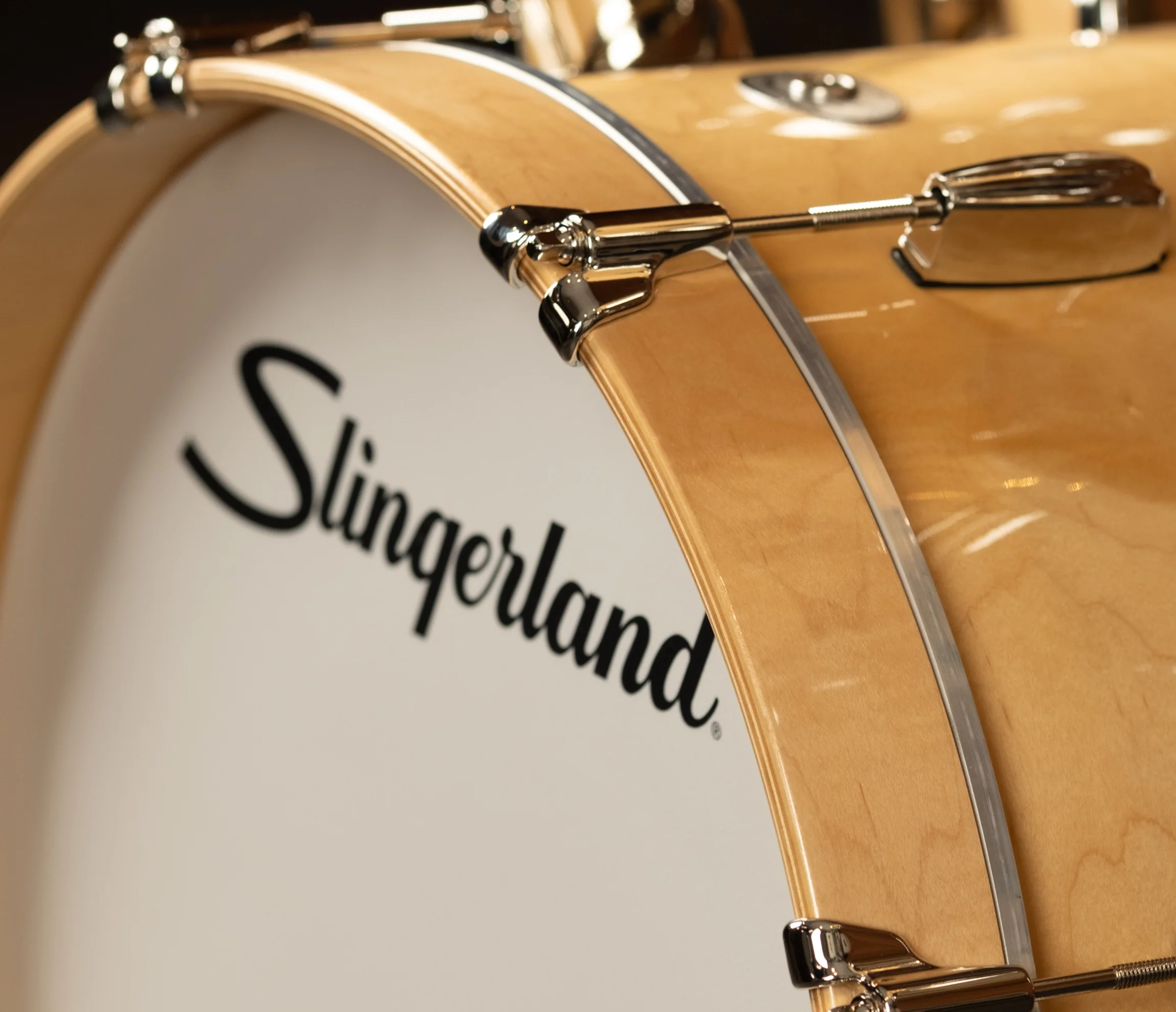 Slingerland Studio King Outfit 18" 3-Piece Shell Pack in Ventura Sand Lacquer - Image 5