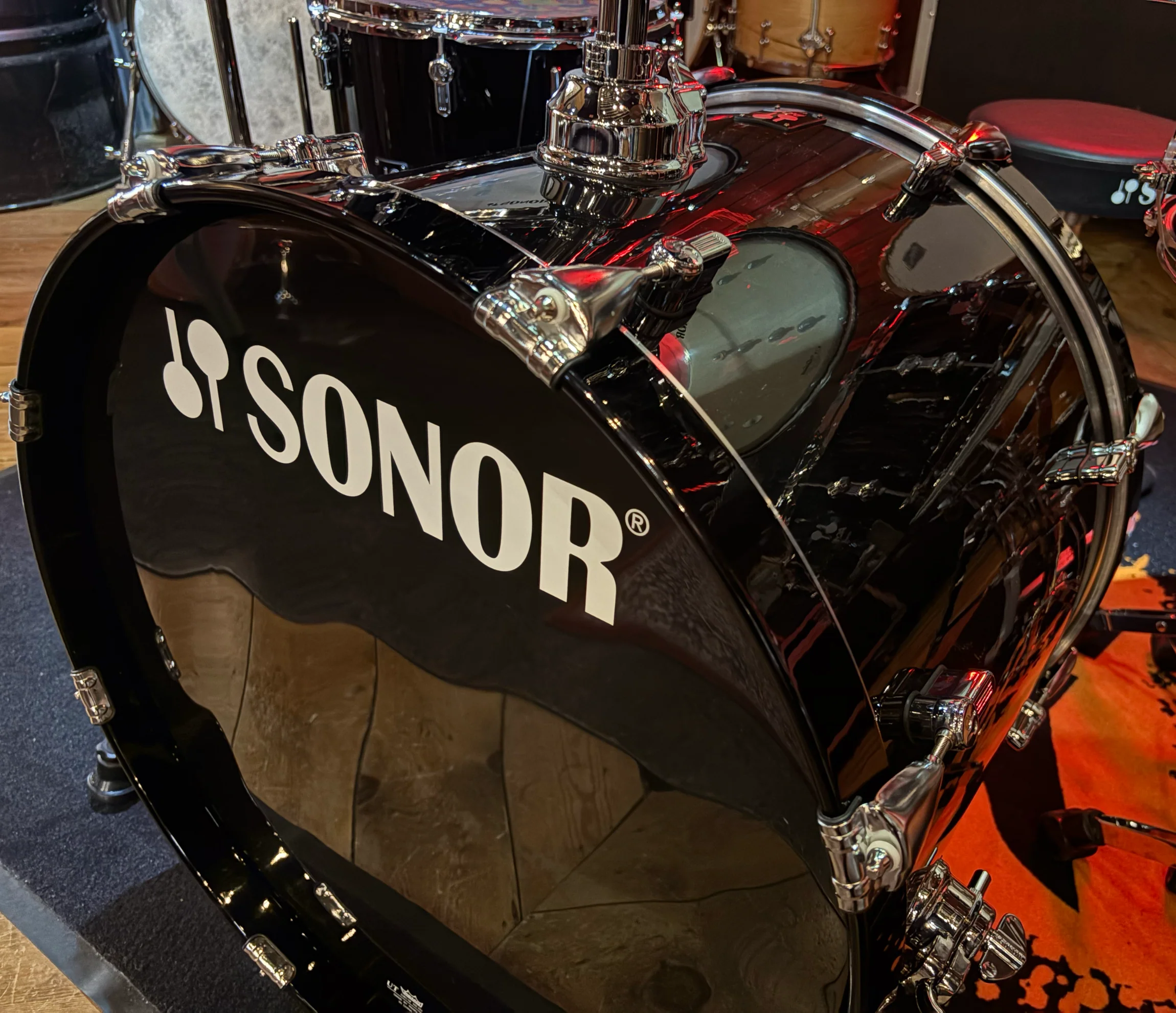 Sonor AQ1 Stage Set 5-Piece Shell Pack in Piano Black - Image 6