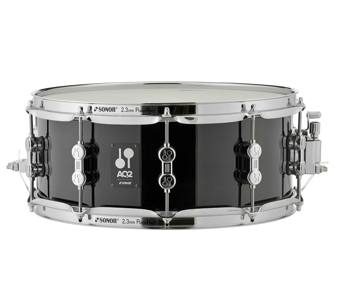 Sonor AQ2 Stage Set 5-Piece 22" Shell Pack in Transparent Satin Black - Image 5