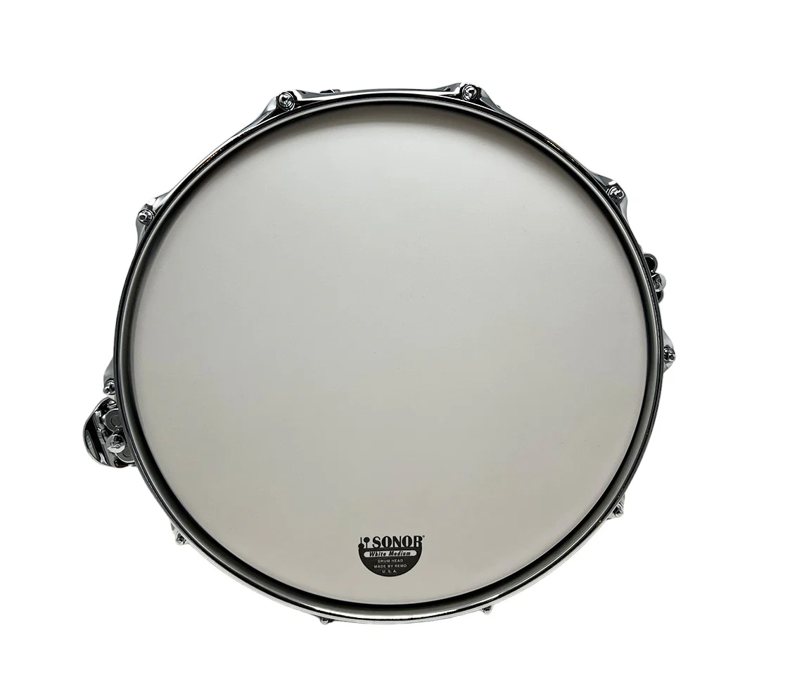 REDUCED - SONOR SQ2 14" x 6.5" Beech African Marble Snare Drum in High Gloss - Image 8