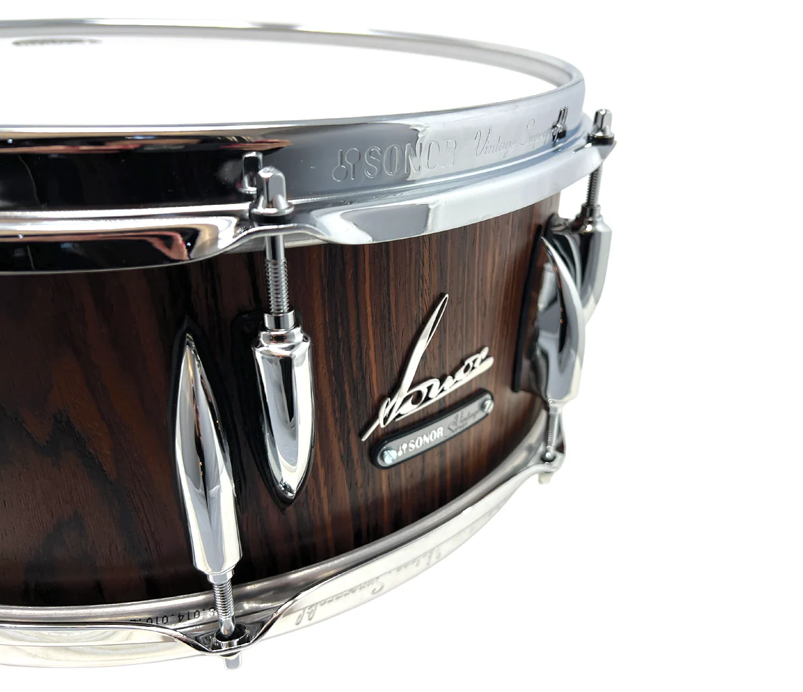 Sonor Vintage Series 14" x 5.75" Snare Drum in Rosewood Semi Gloss - Image 5