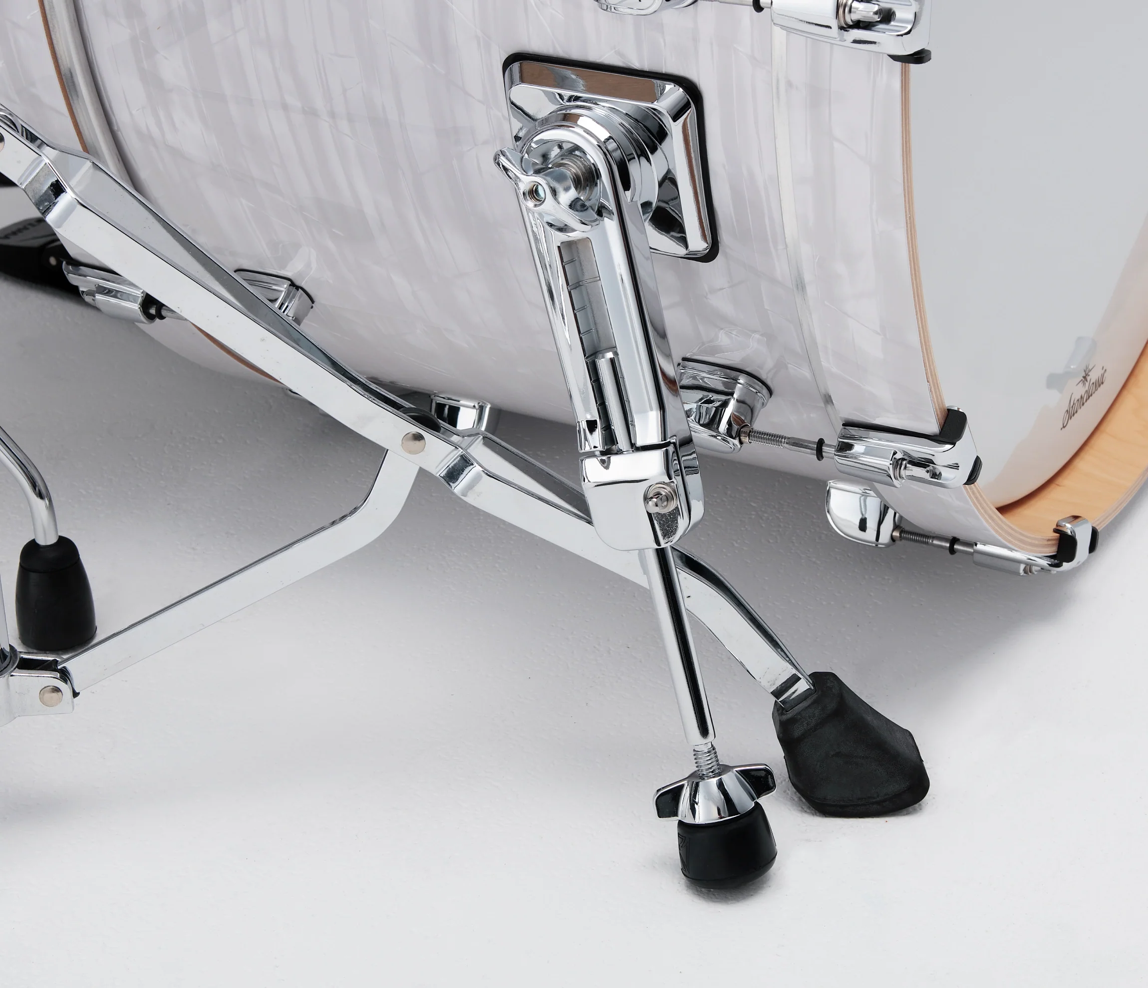 Tama Starclassic Walnut/Birch 24" 3-Piece Shell Pack in White Pearl - Image 5