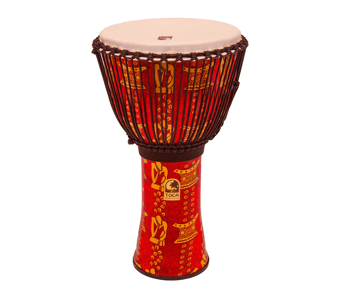 Toca Freestyle II 12" Rope Tuned Djembe in Thinker